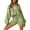 Floral Green, variant on Avidlove Knit Pajama Set for Women Long Sleeve Floral Tops and Shorts Lounge Set with Pocket 2 Piece Matching Outfits Casual Sweater Sets Sleepwear