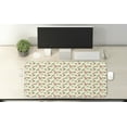 thumbnail image 2 of Tropical Computer Mouse Pad, Hawaiian Exotic Botany Pattern with Hibiscus Petals and Leaves Repetition, Rectangle Non-Slip Rubber Mousepad X-Large, 35" x 15", Ivory Multicolor, by Ambesonne, 2 of 2