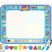 Super Large Magical Kids Water Canvas Drawing Pad Coloring Doodle Mat (B)