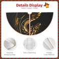 thumbnail image 3 of Disketp Golden Dragon Tattoo Art Christmas Tree Skirt, Christmas Tree Decorations, Christmas Decor, Tree Mat Decoration(30-48IN)-36", 3 of 6
