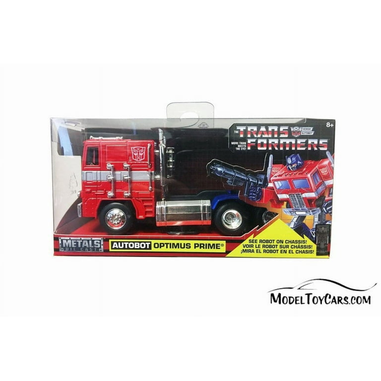 Jada Toys G1 Optimus Prime Truck, Transformers Diecast Collectible