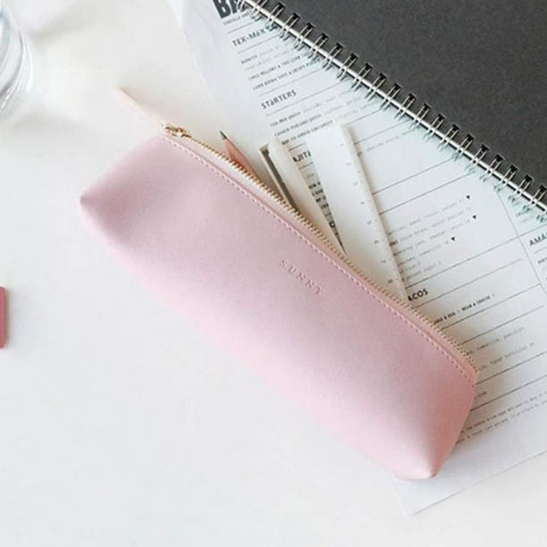 Luxury leather pencil case sale