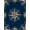 Navy Blue, Pattern 6, variant on ODIKA 8'x10' Washable Area Rug Non-Slip Chair-Friendly Mat Antique Compass Rose Maritime Star Points Aged Rope Frame Design for Dining Room, Large Office, Lounge