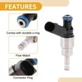 thumbnail image 3 of Inyector de combustible Unique Bargains 1 Pc No.06F906036G/0261500039 para Audi A3 2.0 TFSI 2006-2008, 3 of 7
