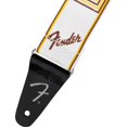 thumbnail image 2 of Correa para guitarra Fender Weightless con monograma blanco/marrón/amarillo, 2 of 4
