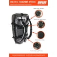 thumbnail image 5 of UNPLUG Waterproof Dry Duffel Bag 110L, Heavy Duty 1680D Large Travel Bag for Camping, Boating, Motorcycling and Hunting, Storm Grey, 5 of 6