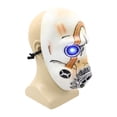 thumbnail image 4 of Máscara de látex psicópata con ojos de luz LED, máscara de cosplay aterradora para Halloween, para fiesta y bar, 4 of 7