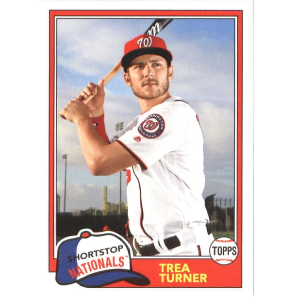 2018 Topps Archives 233 Trea Turner Washington Nationals Baseball Card