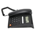Desktop Corded Telephone 16 Bit LCD Display Button Landline Phone with