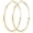 Gold-30MM, variant on 14K Gold Plated Hoop Earrings for Women, Large Lightweight Thin Hoops with 925 Sterling Silver Post, Hypoallergenic for Sensitive Ears, 30/40/50/60/70mm