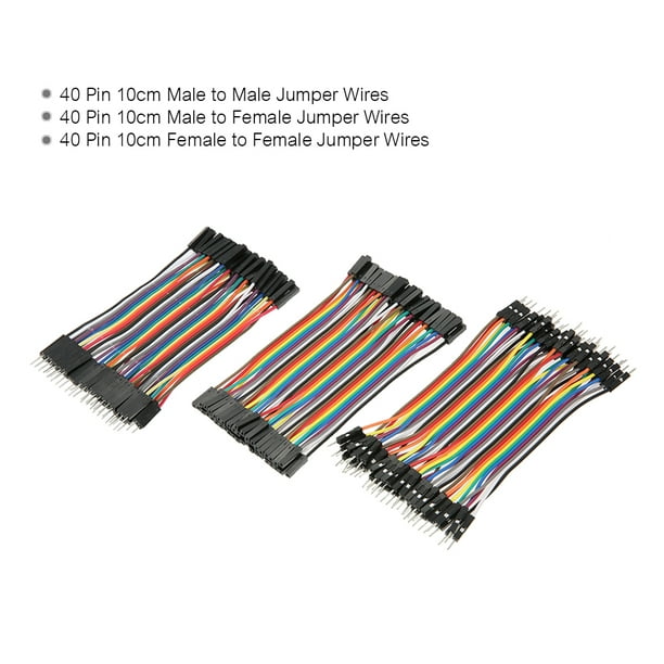 40 Fil Arduino jumper F/F 40 cm