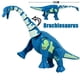 thumbnail image 4 of Figura de dinosaurio Jurásico de gran tamaño, Tiranosaurio Rex, IndoRaptor, Triceratops, juguete de bloques de construcción, regalo, 4 of 5