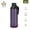 Purple, variant on Swiss Tech Triple-Walled Water Bottle, Leakproof Lid, Clip Handle, Silicone Boot, 24oz, Purple