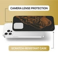 thumbnail image 6 of Case Yard Wooden Case for iPhone-12/12-Pro Soft TPU Silicone cover Slim Fit Shockproof Wood Protective Phone Cover for Girls Boys Men and Women Supports Wireless Charging Bengal Tiger Design, 6 of 7