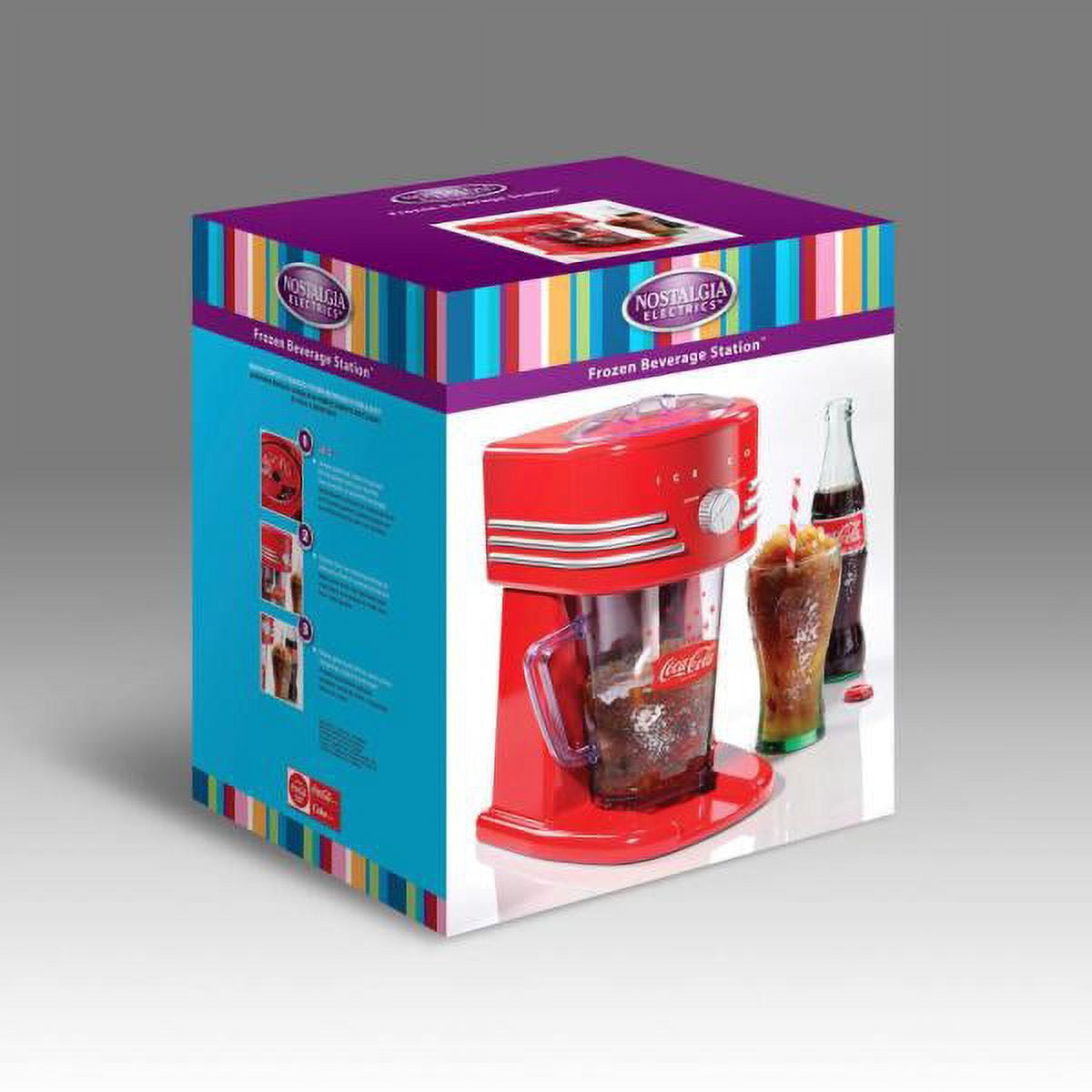 Nostalgia コカ・コーラ フローズン ビバレッジ ステーション Nostalgia Coca-Cola Frozen Beverage Station, 40oz Capacity