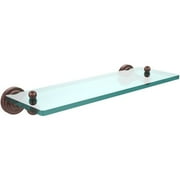 Dottingham Collection 16 Inch Single Glass Shelf
