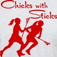 thumbnail image 3 of CafePress - CHICKS WITH STICKS Light T Shirt - Men's Classic Graphic T-Shirt, 3 of 4