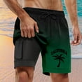 thumbnail image 2 of Kcolen Swim Trunks Men Elastic Waist Men Swim Shorts Lightweight Swimwear Men Swim Trunks Beach Summer Fashion Swimming Shorts for Men, 2 of 4