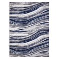 thumbnail image 1 of Concard Global Trading 69457 8 x 10 ft. Marble Stripes Area Rug, Navy, 1 of 1