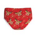thumbnail image 2 of Pofeuu Christmas With Cute Deer Print Boy's Briefs Toddler Boys' Underwear, Organic Cotton, Comfort Briefs-Small, 2 of 7