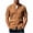 A395-Yellow, variant on Kalauyu Men Short Sleeve Button Down Shirts Stand Collar Casual Summer Fashion Lightweight Solid Color Top