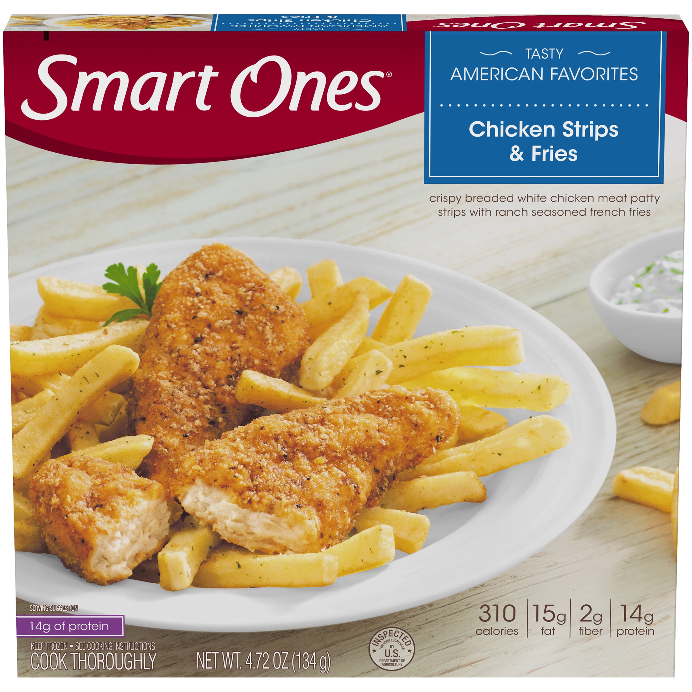 Smart Ones Chicken Strips & Ranch Seasoned Fries Frozen ...