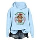 thumbnail image 1 of WILLBEST Sudaderas Deportivas Mujer Invierno Navidad Vaca Santa Sudadera con Capucha Chica​​, 1 of 4