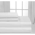 thumbnail image 3 of Oxford Collection 600 Thread Count Deep Pocket Egyptian Quality Cotton Solid Sheet Set (Twin, White), 3 of 3