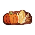 thumbnail image 2 of Hyknon Fall Thanksgiving Pumpkin Rug, Cute Soft Plushes Thick Waterproof Bathroom Mat, Non-Slip Harvest Decor Floor Mat, Entryway Door Mat for Home Indoor Outdoor Bedroom Kitchen Decor 27.6"×17.7", 2 of 7