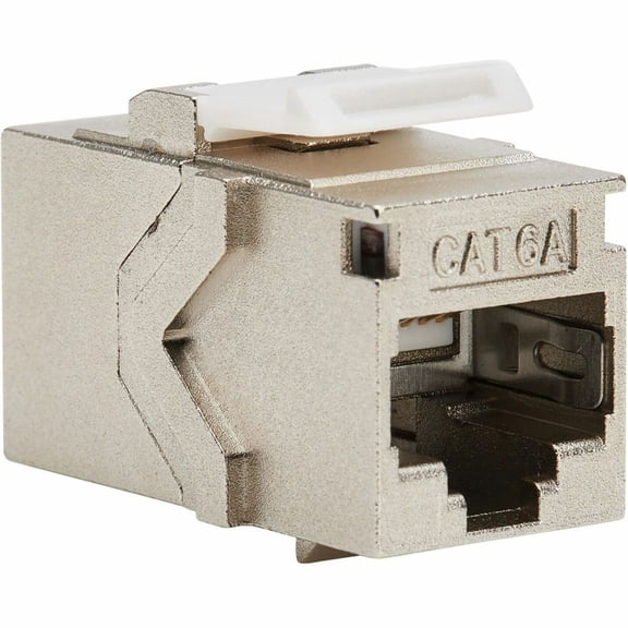 Eaton Tripp Lite Series Cat6a Shielded Snap-In Coupler RJ45 F/F TAA