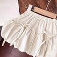 thumbnail image 6 of QTBIUQ Girls Bubble Skirt with Built-In Shorts Cute Bow Princess Elastic Waist Summer Casual Party Skirt, 6 of 8