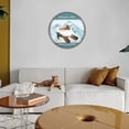 thumbnail image 4 of I Do What I Want,Never Stop Dreaming,Cow Round Vintage Tin Sign Cow Wall Decor Inspirational Quote Sign for Bedroom Bathroom Metal Sign 12x12 Inches, 4 of 6