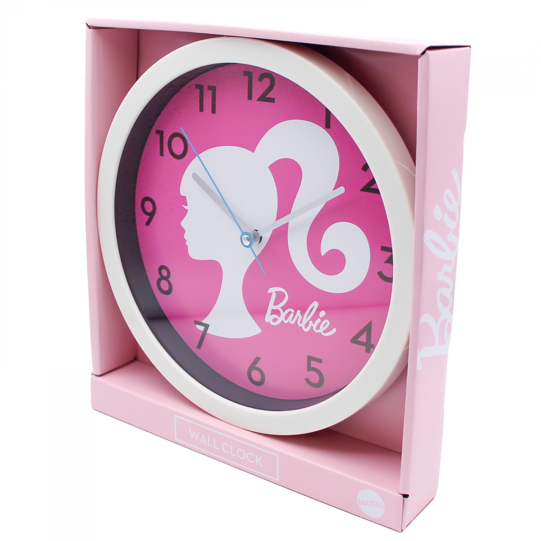 Officially Licensed Barbie Silhouette Logo 10-Inch Metal Wall 