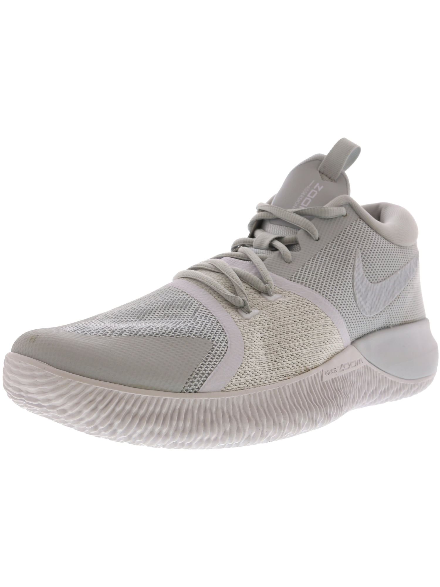 Nike Men's Zoom Assersion Pure Platinum / White AnkleHigh Running