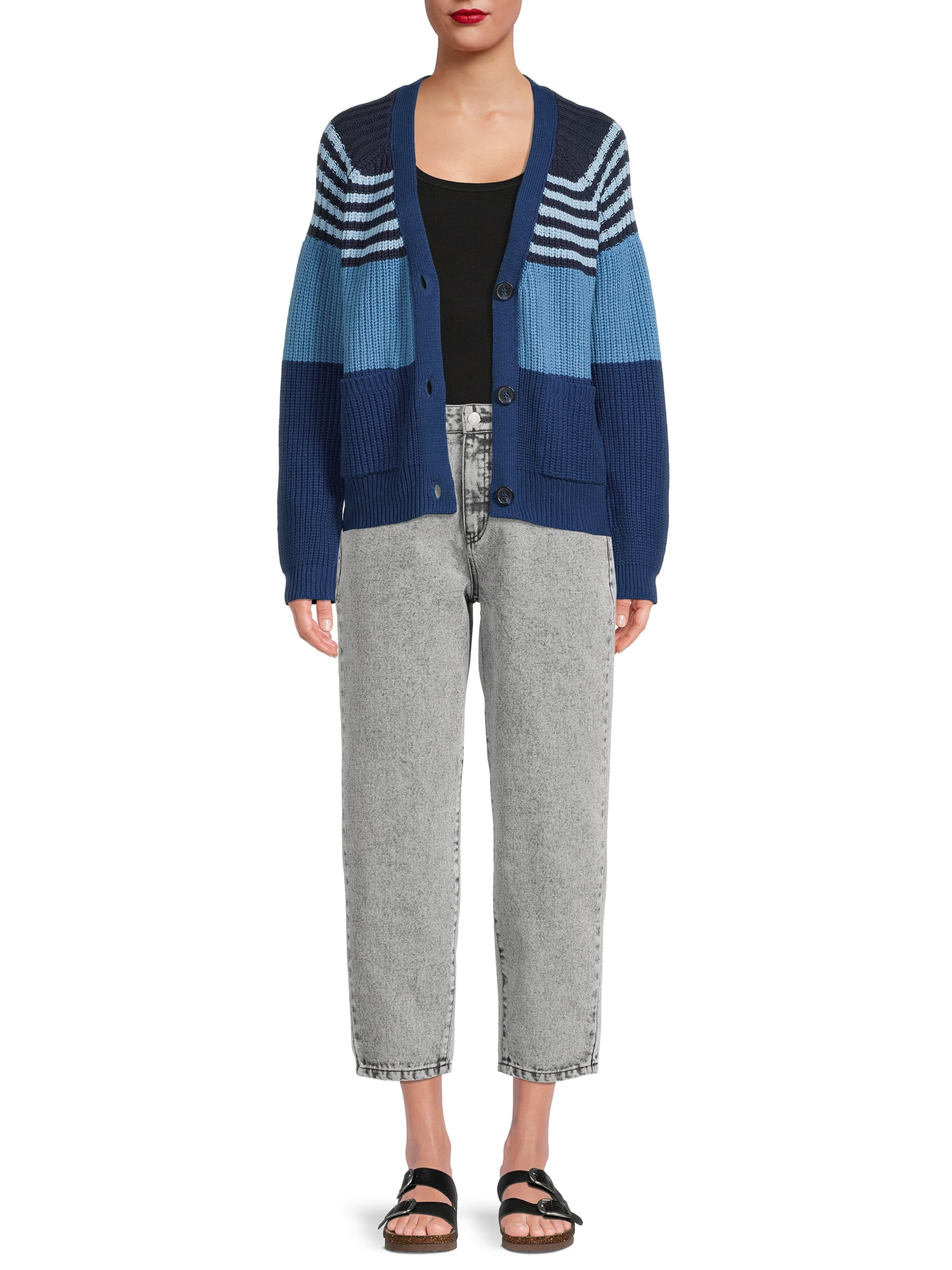Time and Tru Women's Barrel Jeans