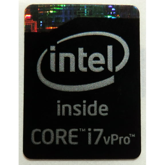 Intel Core i7 vPro Inside Sticker 16 x 21mm / 5/8" x 7/8" [768]