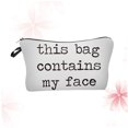 thumbnail image 3 of OUNONA 1Pcs Makeup Bag Waterproof Polyester Printing Makeup Bag for Women Daily Use, 3 of 8
