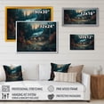 thumbnail image 4 of Designart "Cabin In The Woods" Landscape Forest Canvas Art Print, 4 of 5