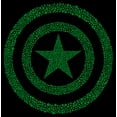 thumbnail image 2 of Men's Marvel St. Patrick's Day Captain America Clover Shield Pull Over Hoodie Black 3X Large, 2 of 4