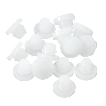 

Uxcell 25pack Silicone Plugs Rubber Round Snap in Locking Hole Plugs Waterproof Hole Plug for 8-8.5mm Hole Translucent