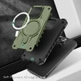 thumbnail image 2 of Designed for iPhone 16 Pro Max - Compatible with MagSafe Support Wireless Charging Rugged Shockproof Anti-Slip Military Grade Protective Phone Cover for iPhone 16 Pro Max, Armygreen, 2 of 7