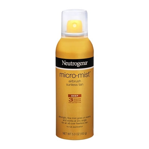 Neutrogena Micromist Tanning Sunless Spray, Deep 5.3 Oz, 6 Pack