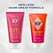 (3 pack) K-Y Jelly Personal Lubricant, Water Based Lube For Sexual Wellness, Vaginal Moisturizer, 5 oz