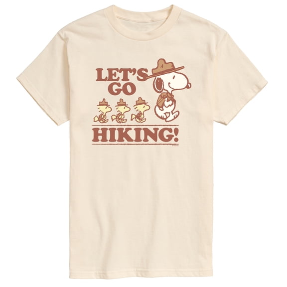 Peanuts - Lets Go Hiking - Men's Short Sleeve Graphic T-Shirt