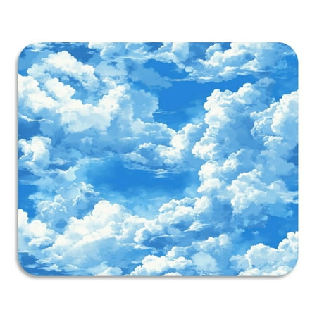 

Diatom Mud Drain Pad 15.7X11.8 Inch Dish Drying Mats Magical Mat Magic Mat Kitchen Drain Mat Coffee Drain Mat Table Drain Mat Beautiful Cartoon Blue Sky