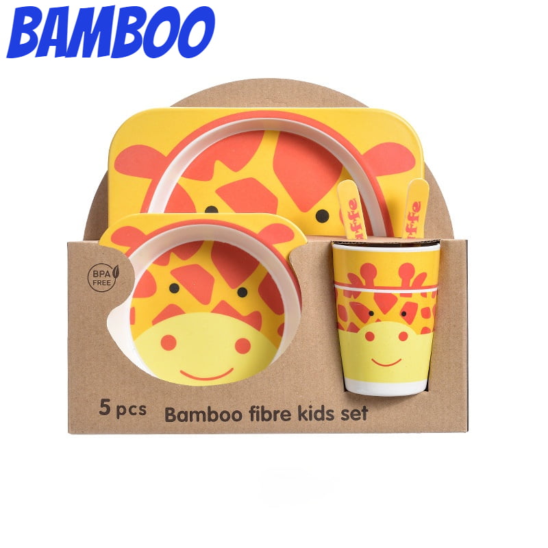Cute Kids Baby Children Cartoon Flatware Beetle Toddler Spoon Fork Set Xmas Gift 