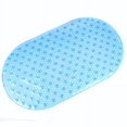 thumbnail image 1 of Alfombra de baño antideslizante, color azul, brillante, 39x69 cm, 1 of 5