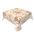 thumbnail image 2 of Wukai Cute Bee Gnome1 Waterproof Tablecloth for Kitchen Dining, Fits Square Tables for 2-4 Seats -54"x54", 2 of 7