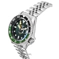 thumbnail image 3 of Seiko 5 Sports SKX GMT Acier Inoxydable Cadran Vert Automatique SSK035K1 100 m Montre pour Homme, 3 of 4