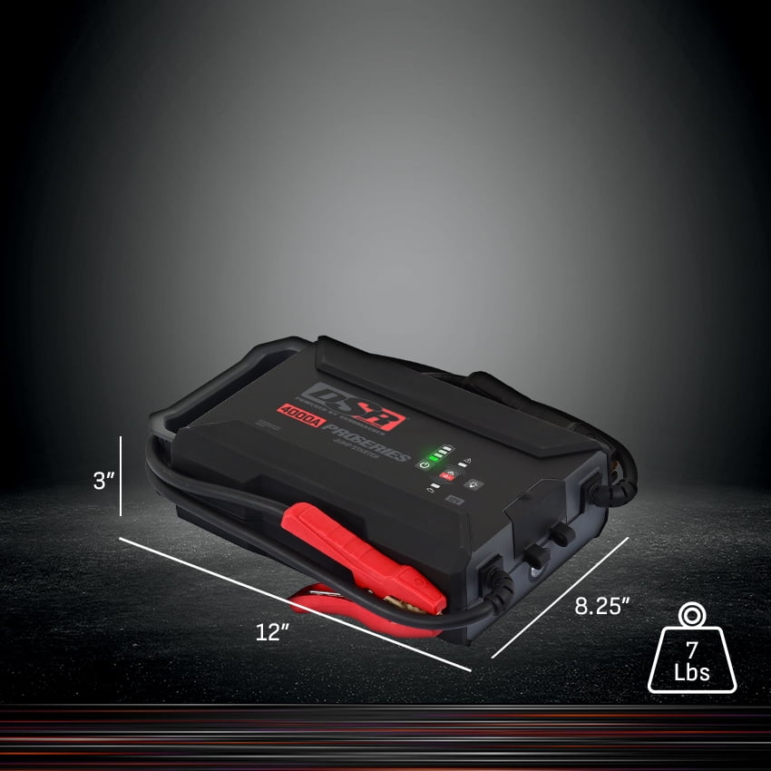 Schumacher Electric DSR Pro 4000A Heavy-Duty Lithium Car Battery Jump Starter & Portable Power Station, For 12V Automotive & Marine Batteries, DSR164